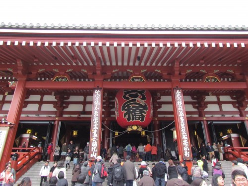 Zombies swarming the steps of Senso-ji