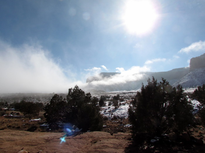 Foggy indian creek photo