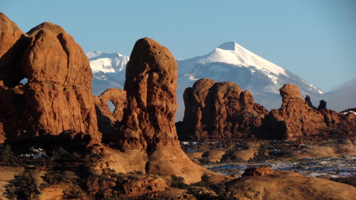 Arches and towers, to prove a point.