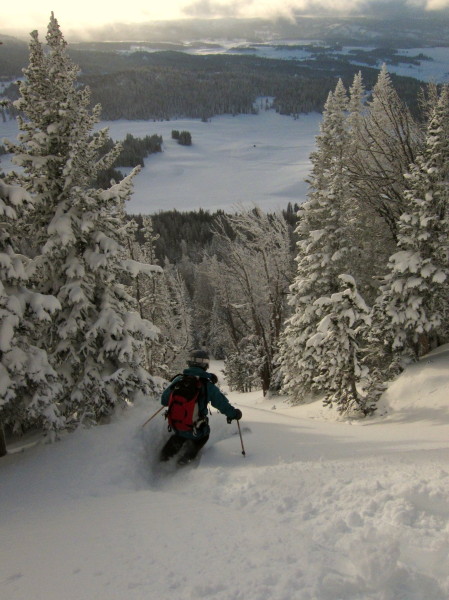 Alyssa dropping line #2. Photo Andrea